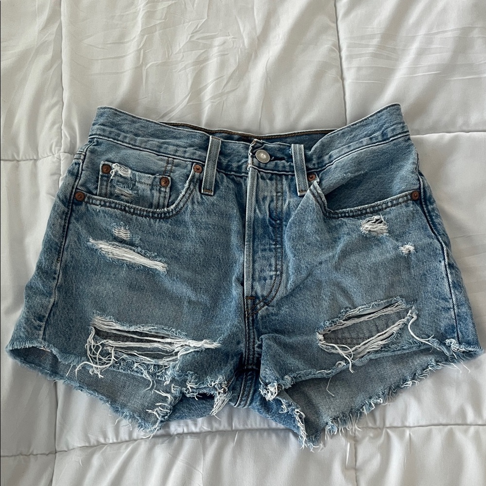 Blue Levi’s Shorts